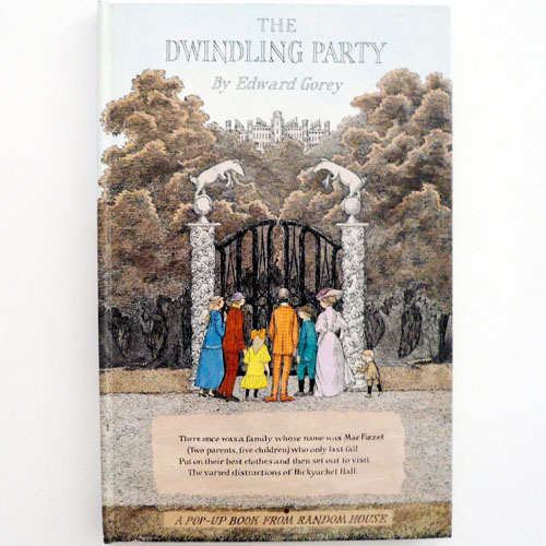 The Dwindling Party by Edward Gorey(1982년 초판본)