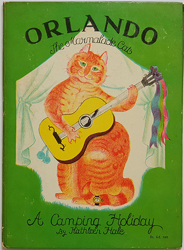 Orlando the Marmalade Cat: A Camping Holiday-Kathleen Hale(1959년 개정판(1938년 초판)) 석판화