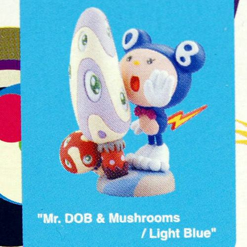 TAKASHI MURAKAMI&#039;S SUPERFLAT MUSEUM(롯본기 힐즈)-Mr. DOB &amp; Mushrooms / Light Blue