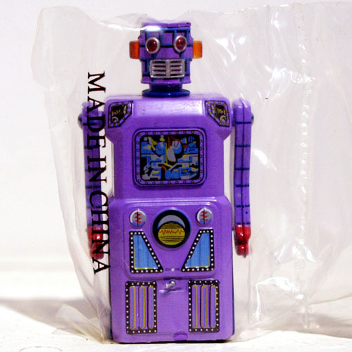 Lavender Robot-미니 피규어