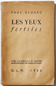 Picasso-Paul Eluard: Les yeux fertiles(1936년 1,500부 한정 초판본)