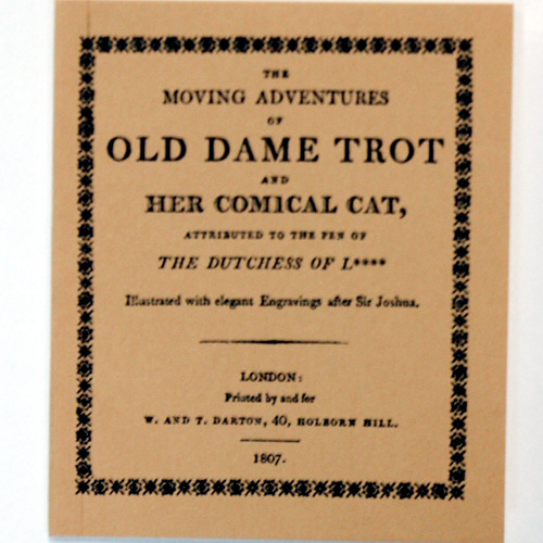 THE MOVING ADVENTURES OF OLD DAME TROT AND HER COMICAL CAT(1993년 복간본(1807년 초판))
