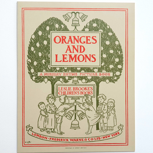 ORANGES AND LEMONS-Leslie Brooke(1996년 복간본(1913년 초판))