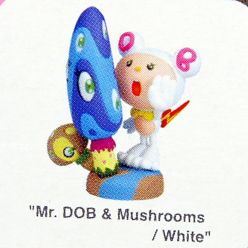 TAKASHI MURAKAMI&#039;S SUPERFLAT MUSEUM(LA)-Mr. DOB &amp; Mushrooms / White 