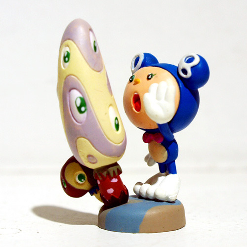 TAKASHI MURAKAMI&#039;S SUPERFLAT MUSEUM(롯본기 힐즈)-Mr. DOB &amp; Mushrooms / Light Blue(개봉, 얼룩, 꼬리 분실)