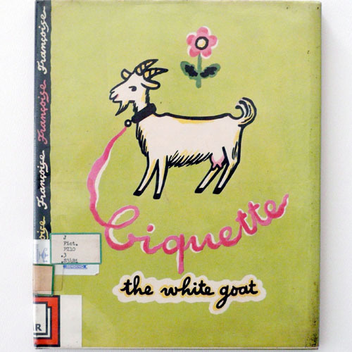 Biquette-The White Goat: Francoise Seignobosc(1953년 초판 도서관본)